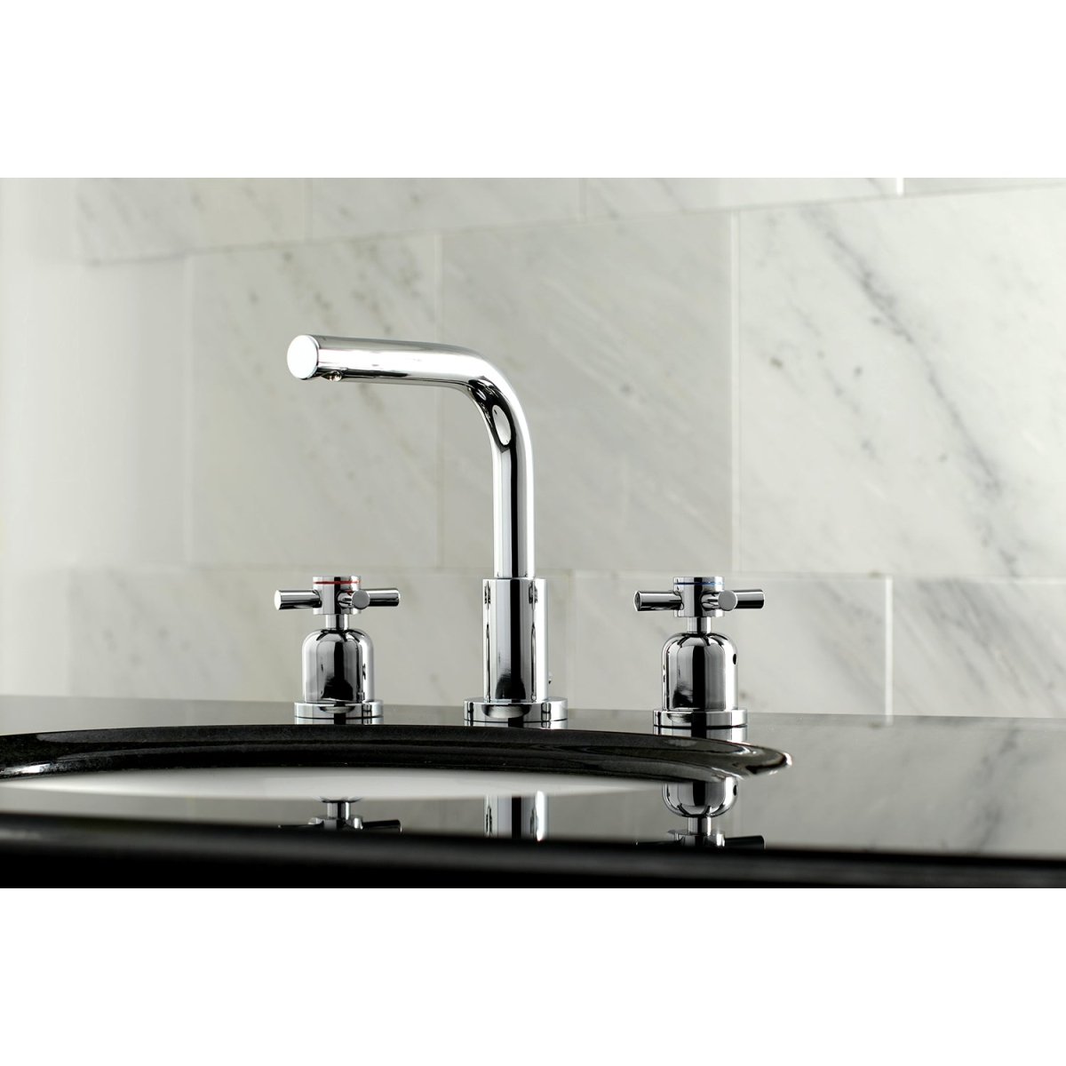 Concord 8 inch Widespread Modern Bathroom Faucet - BUILDMYPLACE