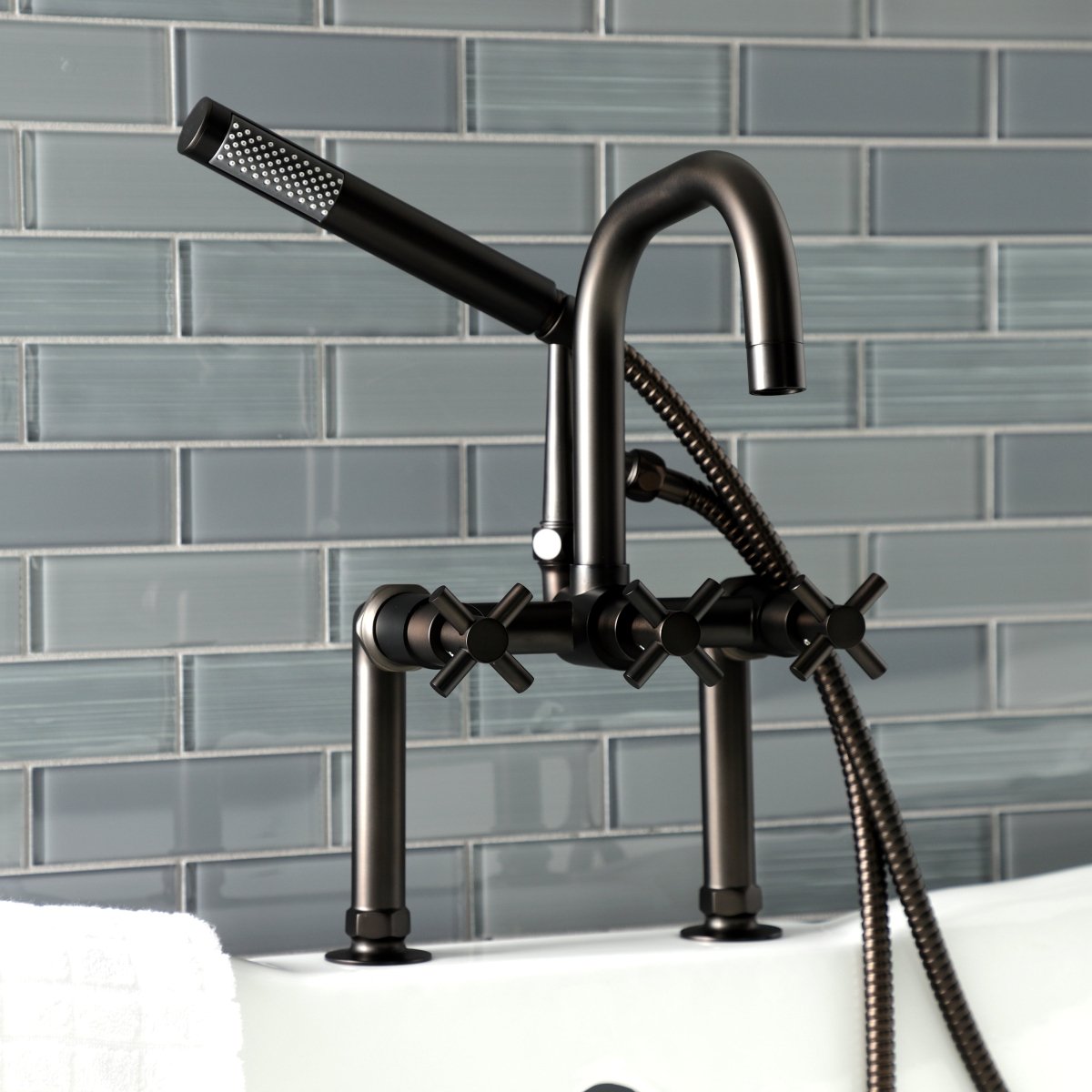 Concord Deck Mount Clawfoot Tub Faucet - BUILDMYPLACE