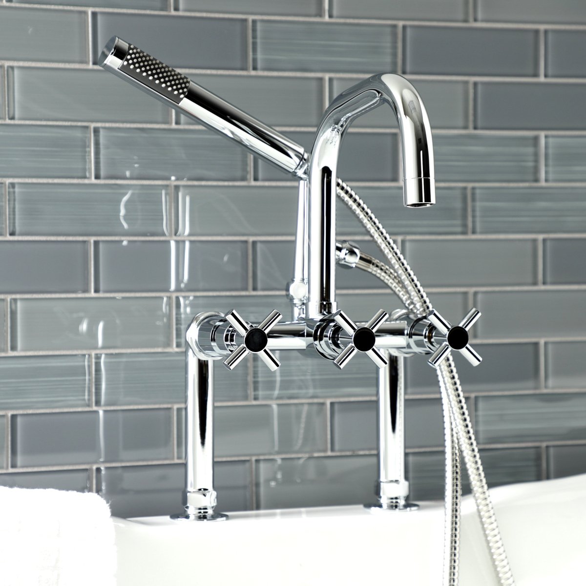 Concord Deck Mount Clawfoot Tub Faucet - BUILDMYPLACE