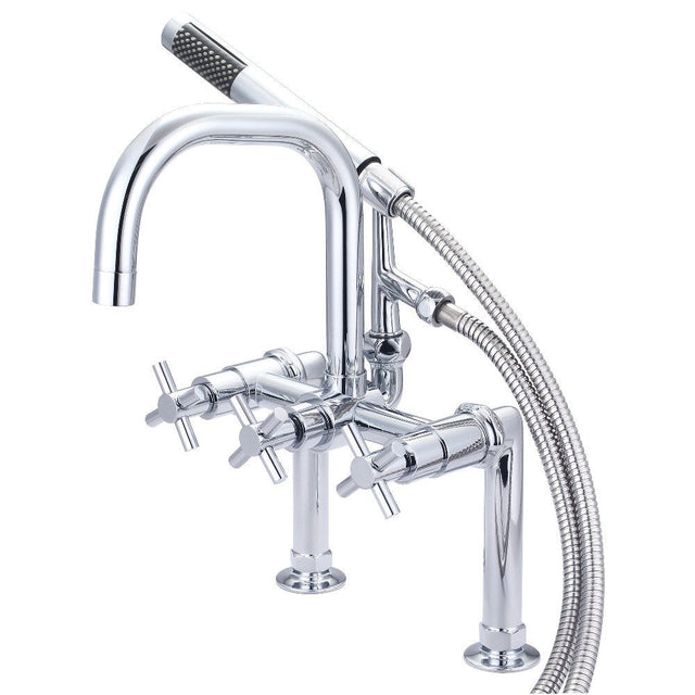 Concord Deck Mount Clawfoot Tub Faucet - BUILDMYPLACE