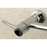 Concord Double Handle Wall Mount Pull - Down Kitchen Faucet - BUILDMYPLACE