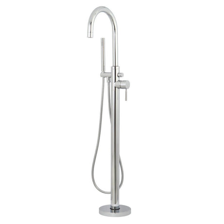 Concord Freestanding Tub Filler With Hand Shower - BUILDMYPLACE