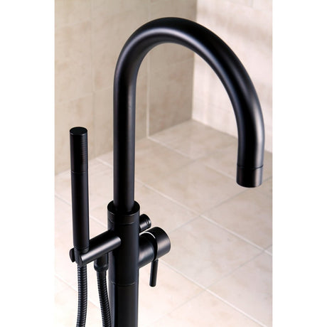 Concord Freestanding Tub Filler With Hand Shower - BUILDMYPLACE