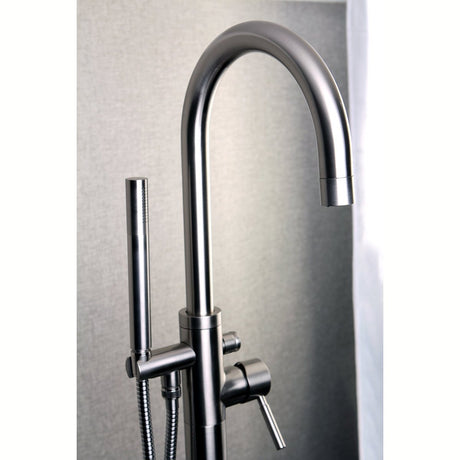 Concord Freestanding Tub Filler With Hand Shower - BUILDMYPLACE