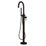 Concord Freestanding Tub Filler With Hand Shower - BUILDMYPLACE