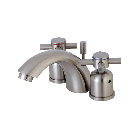 Concord Mini Two - handle 3 - Hole Deck Mount Widespread Bathroom Sink Faucet - BUILDMYPLACE