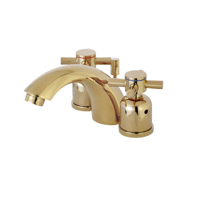 Concord Mini Two - handle 3 - Hole Deck Mount Widespread Bathroom Sink Faucet - BUILDMYPLACE