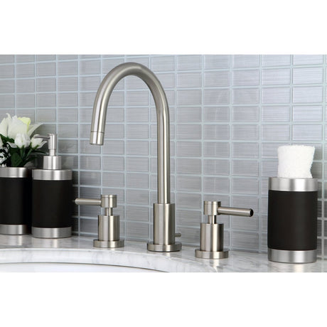 Concord Mini - Widespread Bathroom Faucet, 6.5" Spout Clearance - BUILDMYPLACE