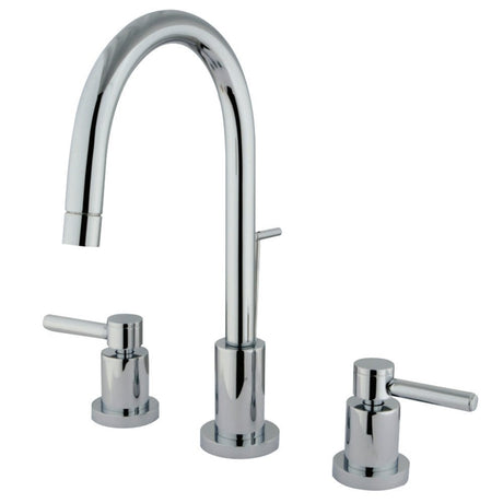 Concord Mini - Widespread Bathroom Faucet, 6.5" Spout Clearance - BUILDMYPLACE