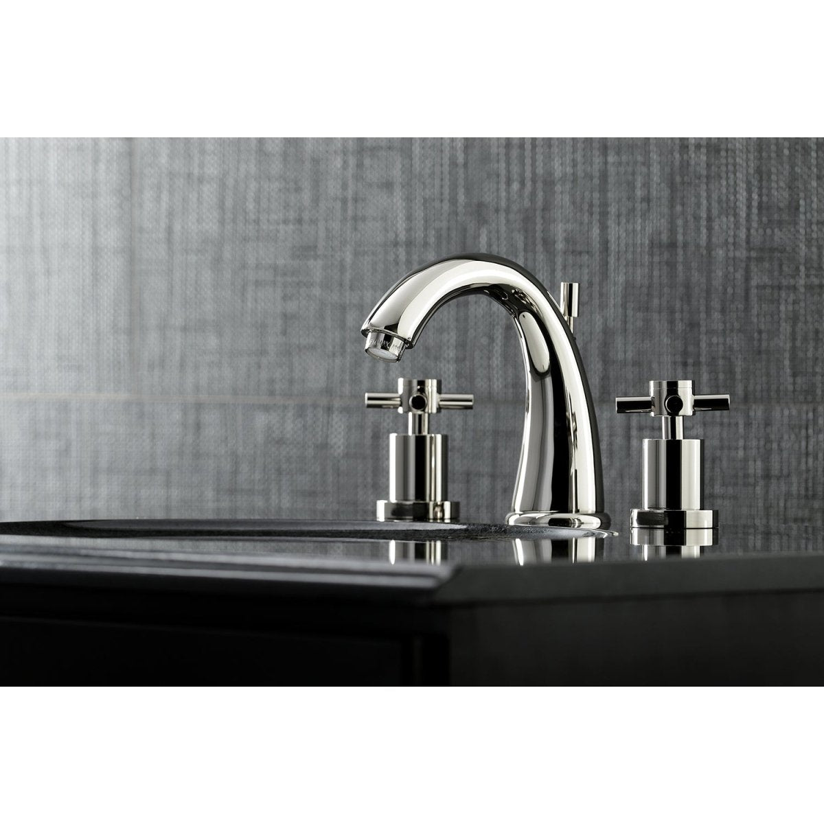 Concord Modern 8 inch Widespread Bathroom Faucet - BUILDMYPLACE