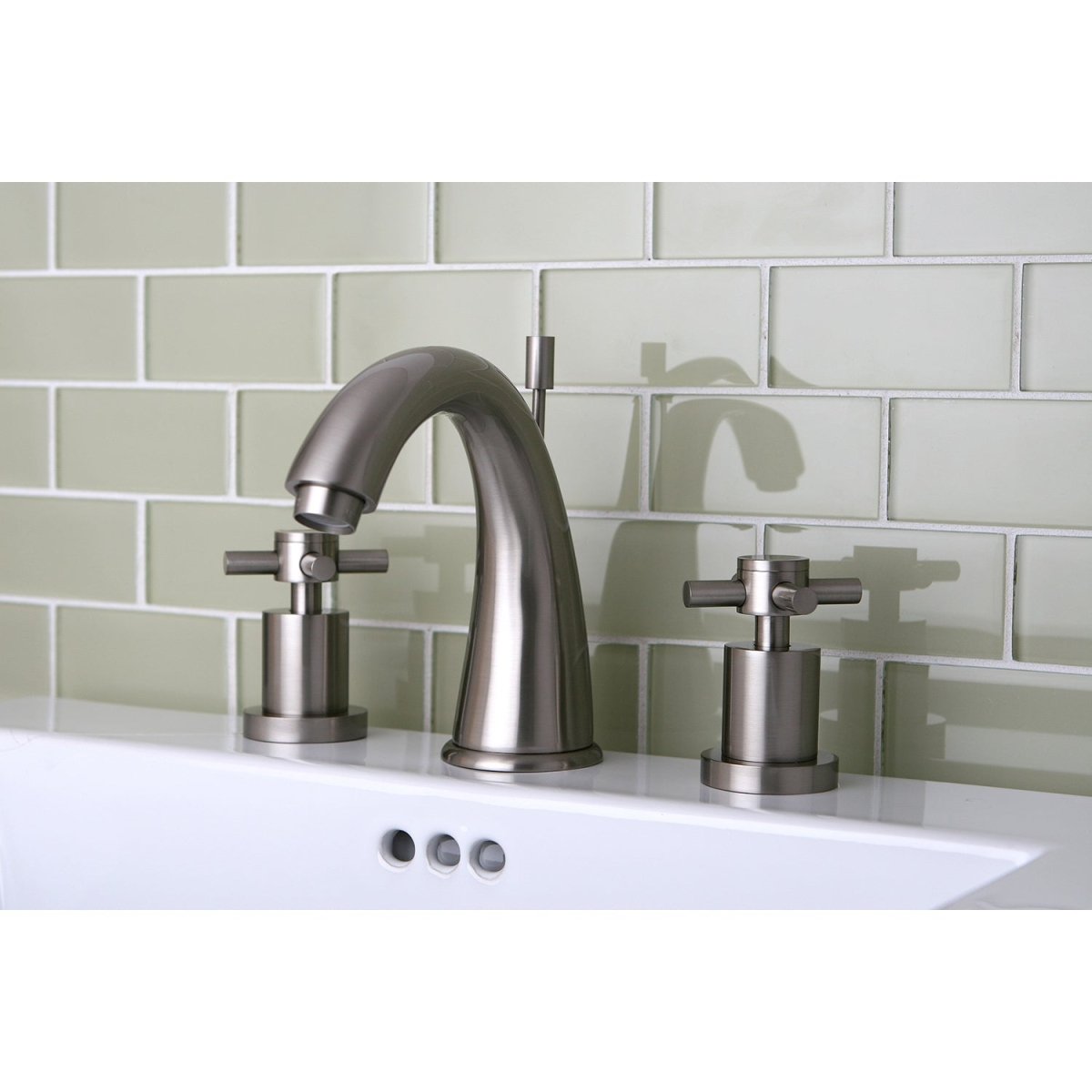 Concord Modern 8 inch Widespread Bathroom Faucet - BUILDMYPLACE