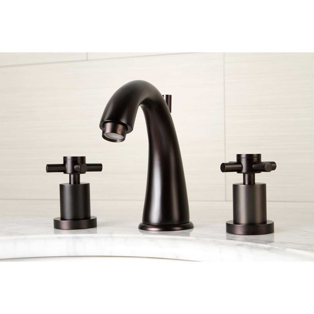 Concord Modern 8 inch Widespread Bathroom Faucet - BUILDMYPLACE