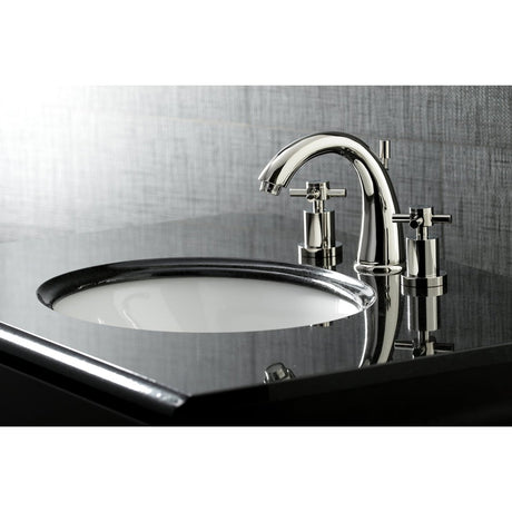 Concord Modern 8 inch Widespread Bathroom Faucet - BUILDMYPLACE