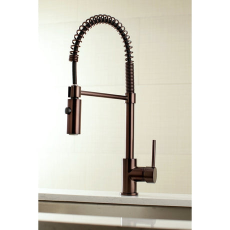 Concord Single - Handle Modern Pull - Down Kitchen Faucet - BUILDMYPLACE