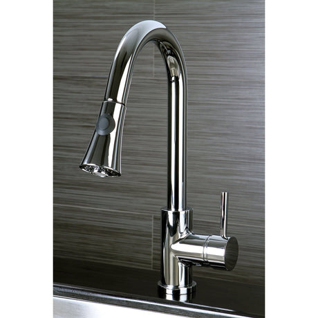 Concord Single - Handle Pull - Down Kitchen Faucet - BUILDMYPLACE