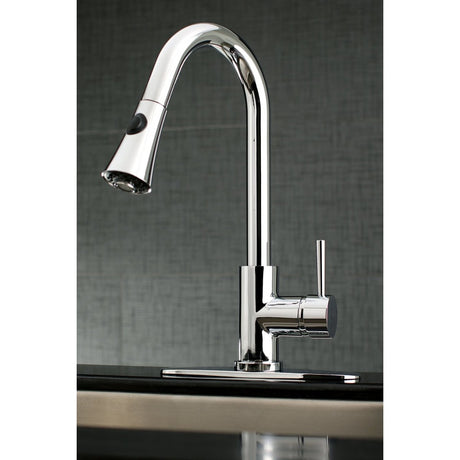 Concord Single - Handle Pull - Down Kitchen Faucet - BUILDMYPLACE