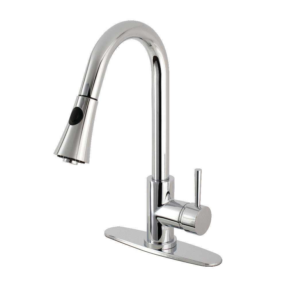 Concord Single - Handle Pull - Down Kitchen Faucet - BUILDMYPLACE