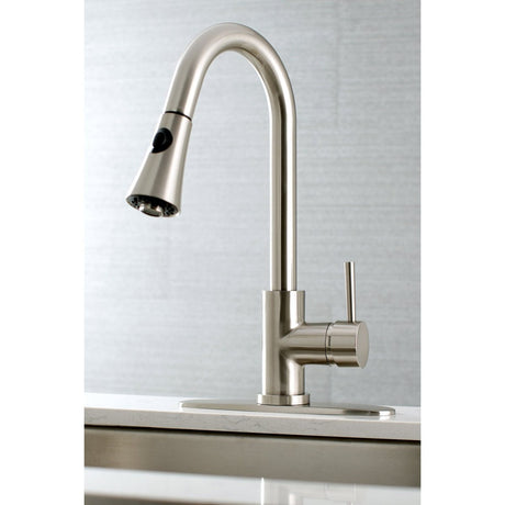 Concord Single - Handle Pull - Down Kitchen Faucet - BUILDMYPLACE