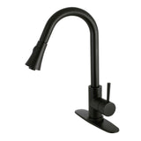 Concord Single - Handle Pull - Down Kitchen Faucet - BUILDMYPLACE