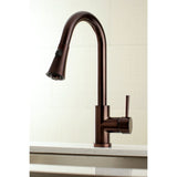 Concord Single - Handle Pull - Down Kitchen Faucet - BUILDMYPLACE