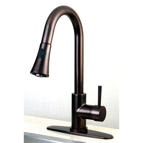 Concord Single - Handle Pull - Down Kitchen Faucet - BUILDMYPLACE