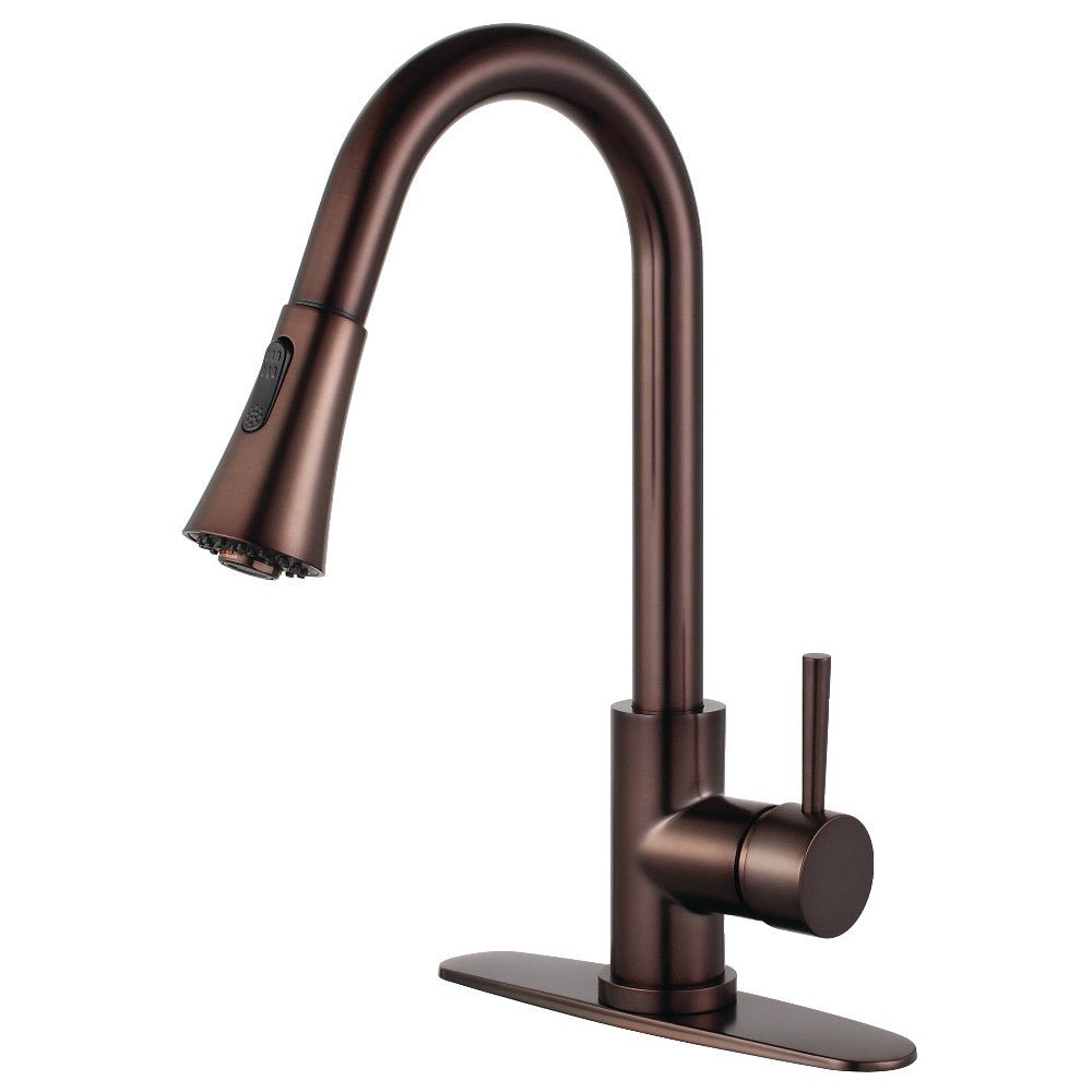 Concord Single - Handle Pull - Down Kitchen Faucet - BUILDMYPLACE