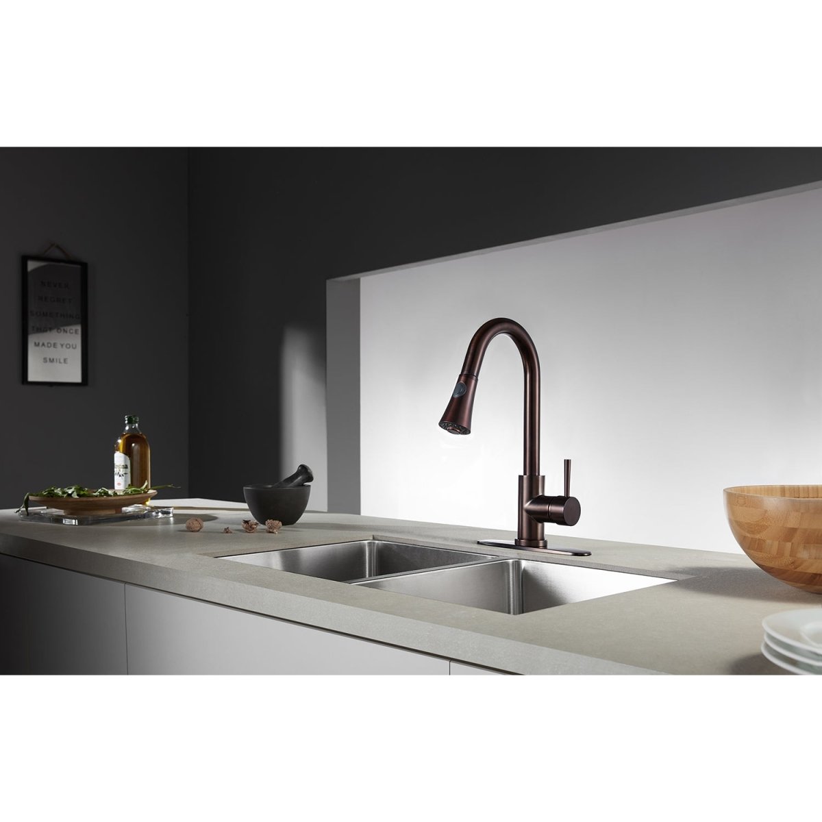 Concord Single - Handle Pull - Down Kitchen Faucet - BUILDMYPLACE