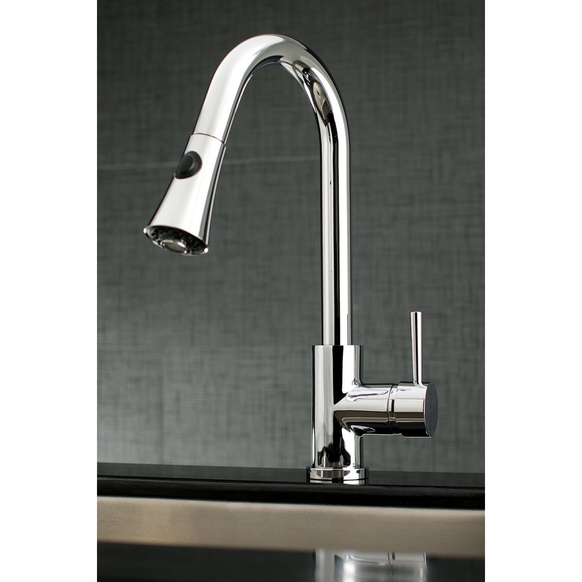 Concord Single - Handle Pull - Down Kitchen Faucet - BUILDMYPLACE