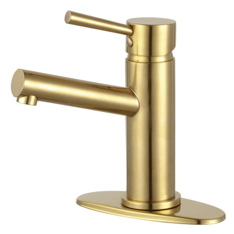 Concord Single - Handle Single Hole Deck Mount Bathroom Sink Faucets with Push Pop Up - BUILDMYPLACE