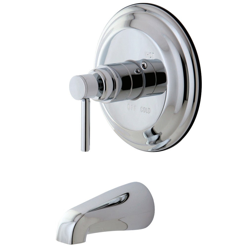 Concord Tub & Shower Faucet In Metal Lever Handle - BUILDMYPLACE