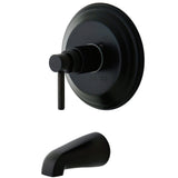 Concord Tub & Shower Faucet In Metal Lever Handle - BUILDMYPLACE