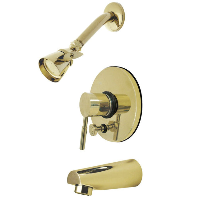 Concord Tub & Shower Faucet With Diverter & Handle - BUILDMYPLACE