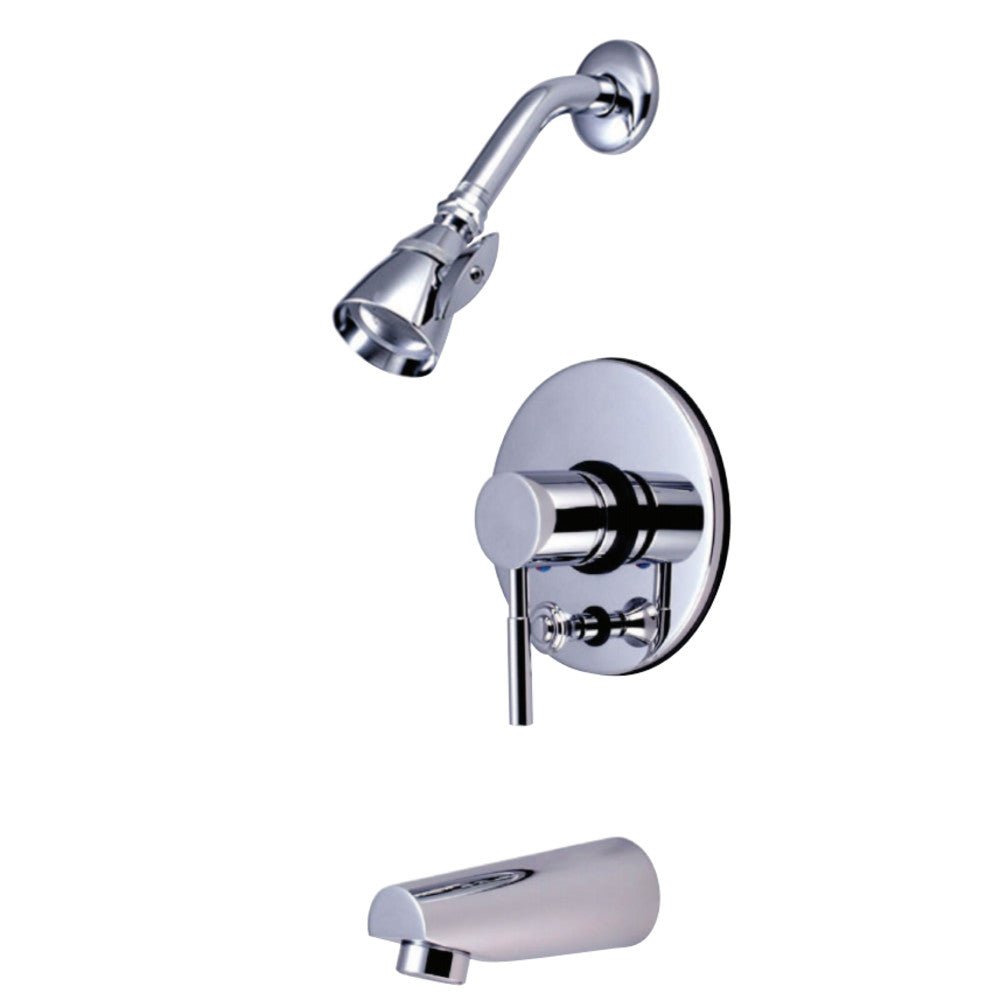 Concord Tub & Shower Faucet With Diverter & Handle - BUILDMYPLACE