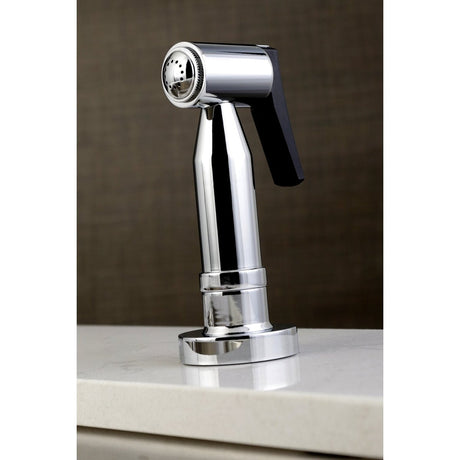 Concord Two Handle Bridge Kitchen Faucet With Brass Side Sprayer - BUILDMYPLACE