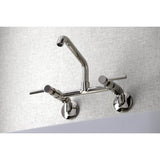 Concord Two Handle Wall Mount Kitchen Faucet - BUILDMYPLACE