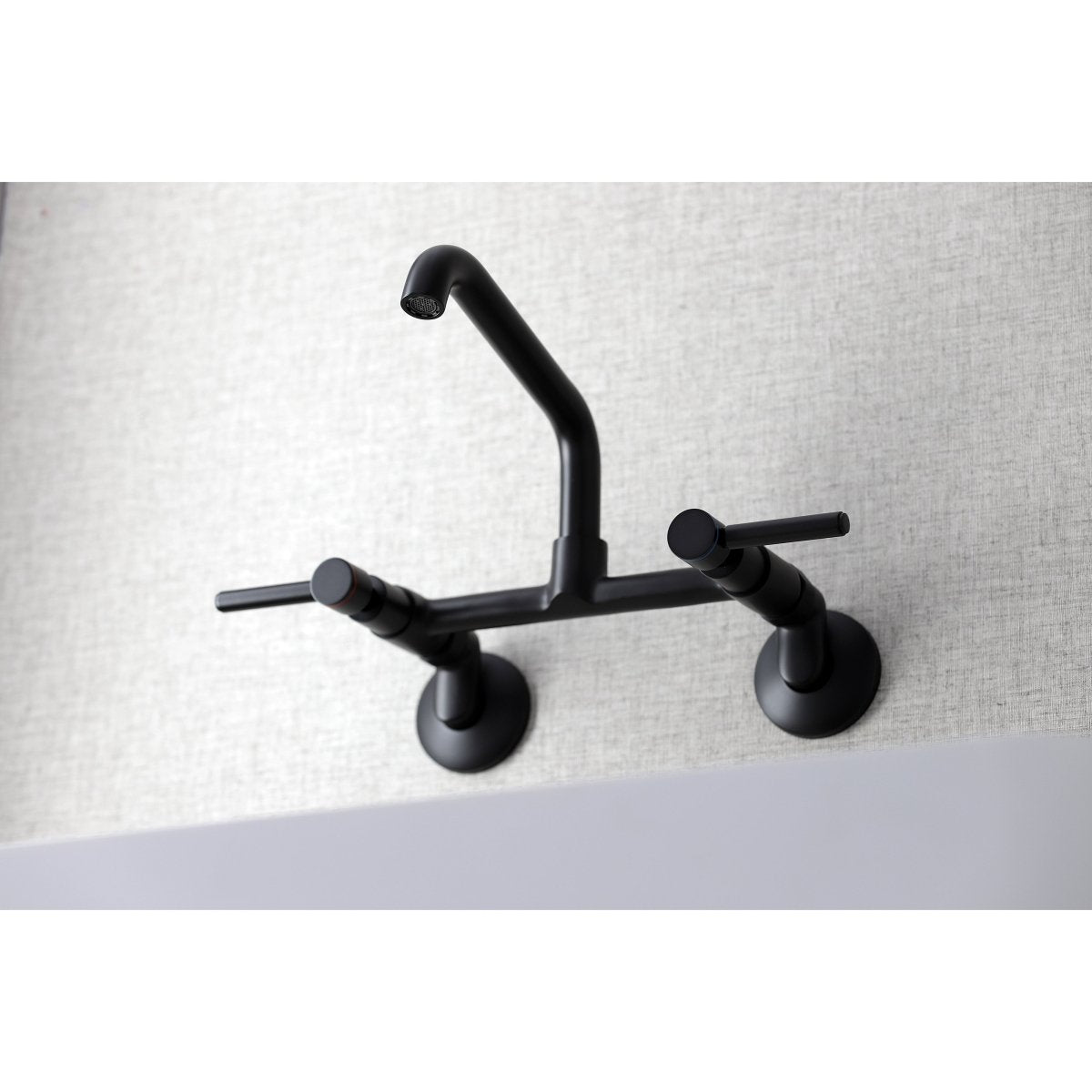 Concord Two Handle Wall Mount Kitchen Faucet - BUILDMYPLACE