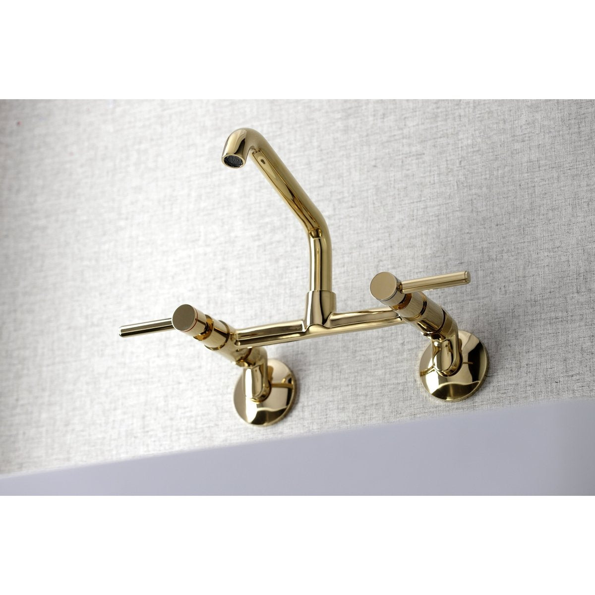 Concord Two Handle Wall Mount Kitchen Faucet - BUILDMYPLACE