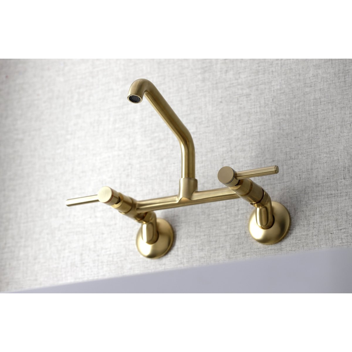 Concord Two Handle Wall Mount Kitchen Faucet - BUILDMYPLACE