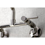 Concord Two Handle Wall Mount Kitchen Faucet - BUILDMYPLACE