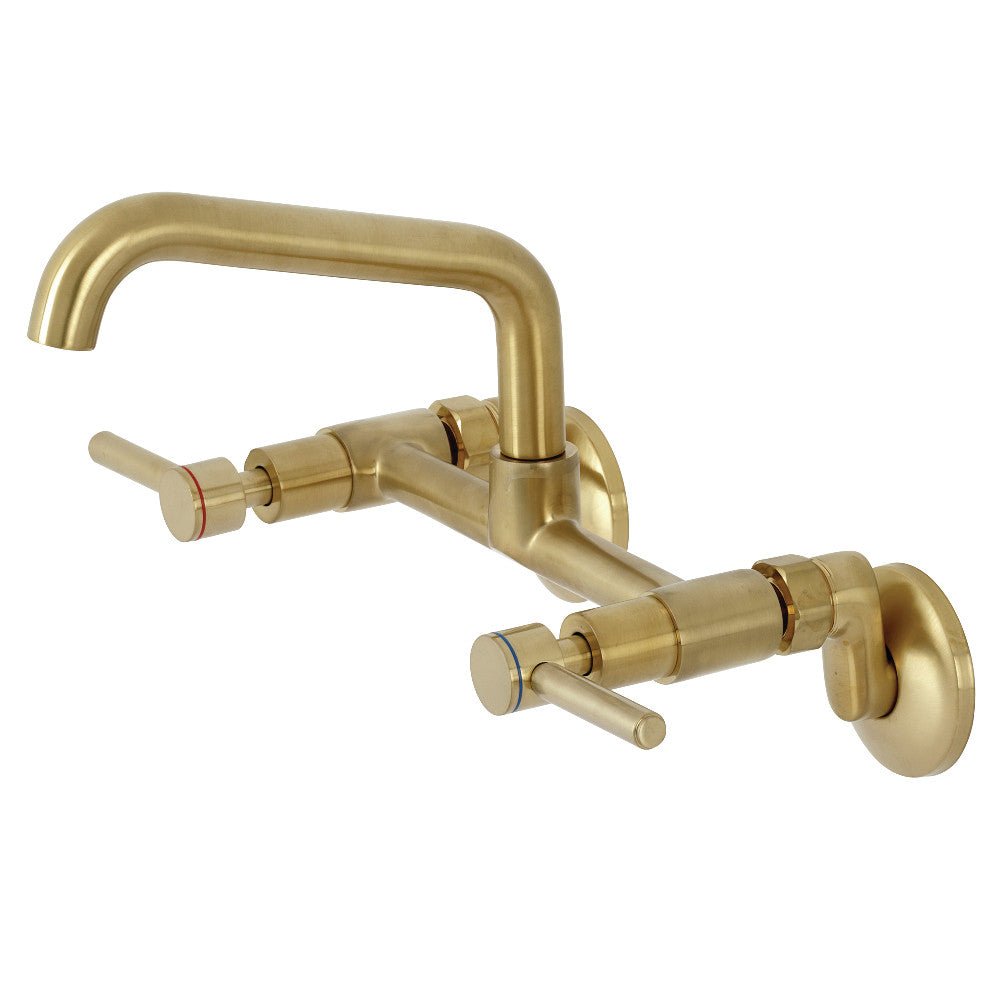 Concord Two Handle Wall Mount Kitchen Faucet - BUILDMYPLACE