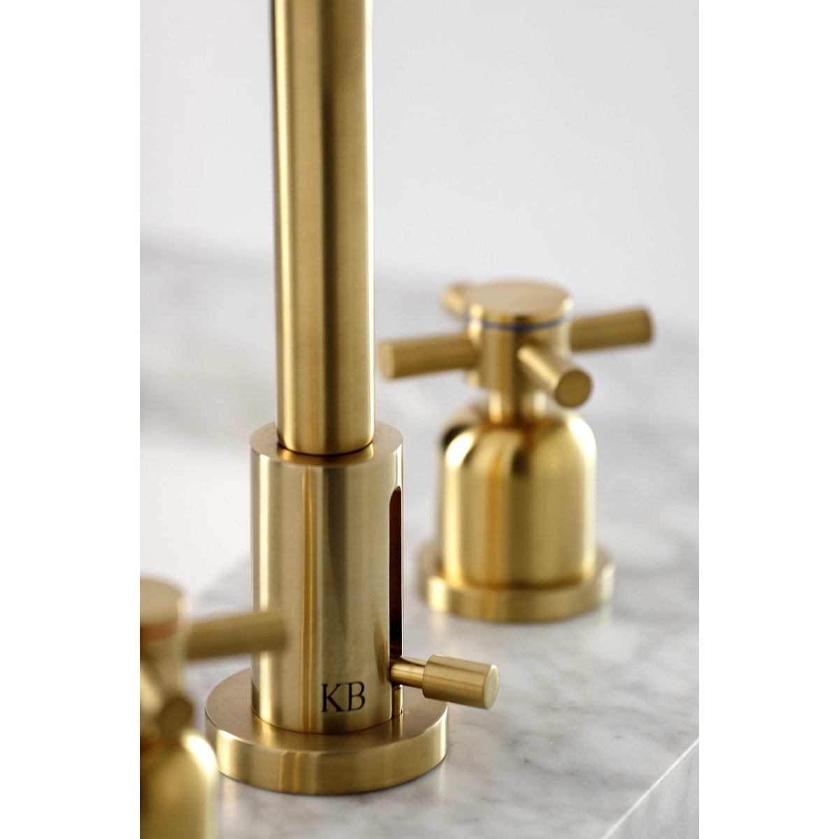 Concord Widespread Bathroom Faucet With Brass Pop Up - BUILDMYPLACE