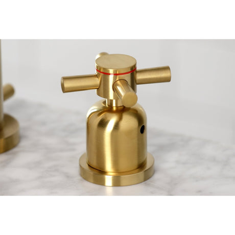 Concord Widespread Bathroom Faucet With Brass Pop Up - BUILDMYPLACE