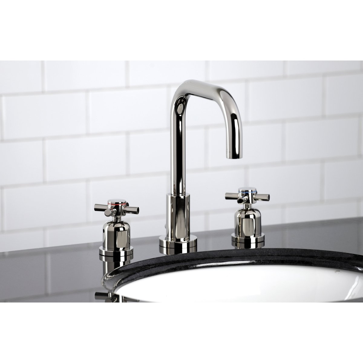 Concord Widespread Bathroom Faucet With Brass Pop Up - BUILDMYPLACE