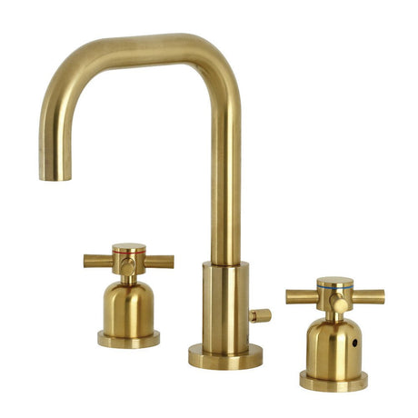 Concord Widespread Bathroom Faucet With Brass Pop Up - BUILDMYPLACE