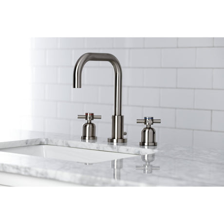 Concord Widespread Bathroom Faucet With Brass Pop Up - BUILDMYPLACE