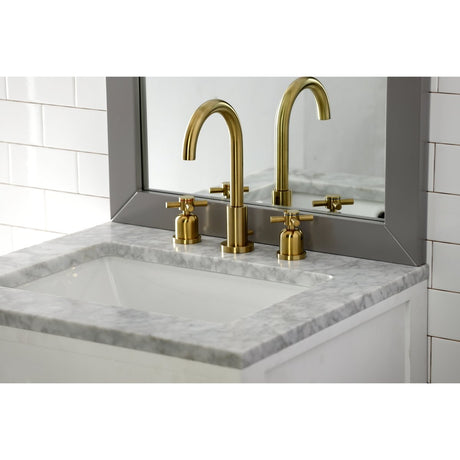 Concord Widespread Modern Bathroom Faucet - BUILDMYPLACE