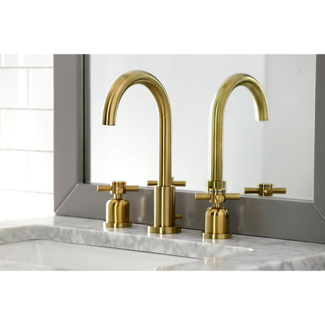 Concord Widespread Modern Bathroom Faucet - BUILDMYPLACE