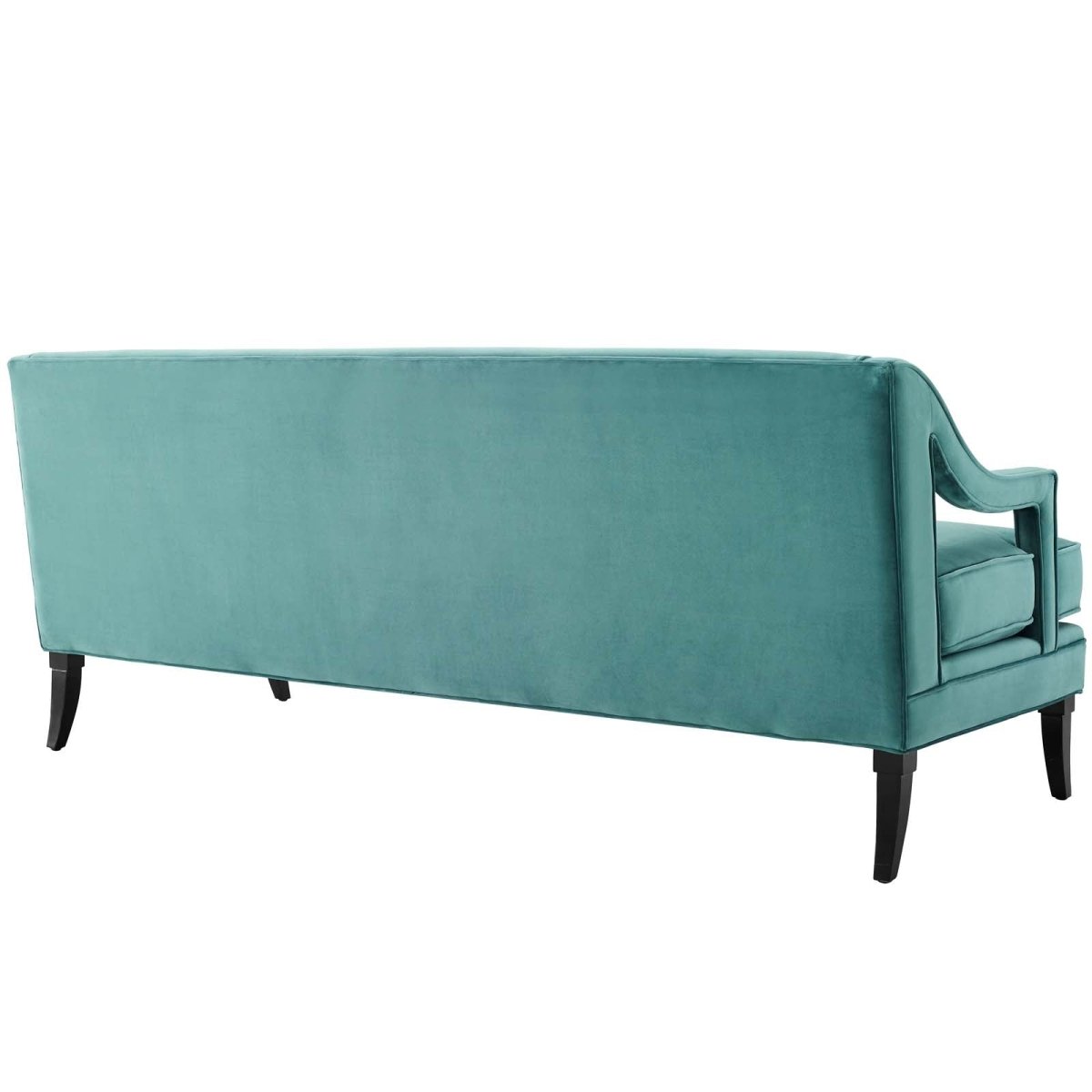 Concur Button Tufted Performance Velvet Sofa - BUILDMYPLACE