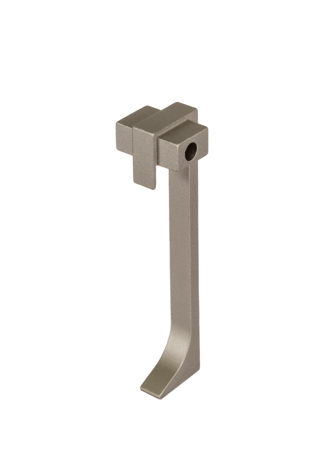 CONSTRUCT Connector For Aluminium skirting 2 - 3/8 in. Nickel Anodized LED Edge Trim 2pc. - BUILDMYPLACE