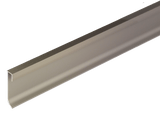 Construct LED Illuminable skirting 2 - 3/8 in. Nickel Anodized Aluminum LED Edge Trim - BUILDMYPLACE
